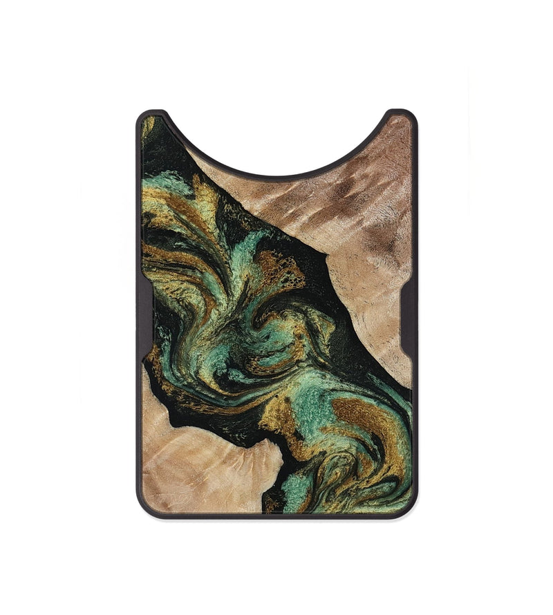 Alloy Wood Wallet - Deron (Green, 815658)
