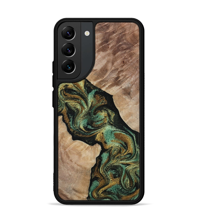 Galaxy S22 Plus Wood Phone Case - Deron (Green, 815658)