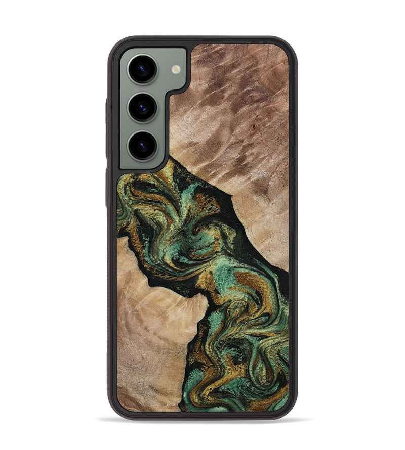 Galaxy S23 Plus Wood Phone Case - Deron (Green, 815658)