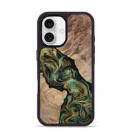 iPhone 17 Wood Phone Case - Deron (Green, 815658)