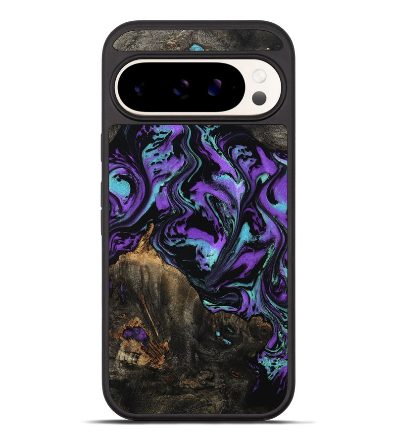 Pixel 10 Pro XL Wood Phone Case - Easter (Purple, 815667)