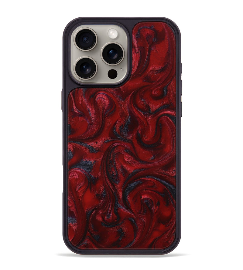 iPhone 16 Pro Max ResinArt Phone Case - Bettye (Red, 815670)