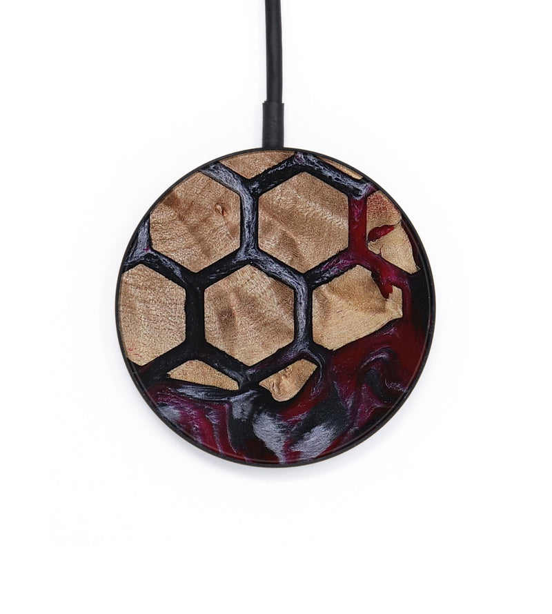 Circle Wood Wireless Charger - Darin (Pattern, 815687)