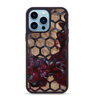 iPhone 14 Pro Max Wood Phone Case - Darin (Pattern, 815687)