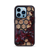 iPhone 14 Pro Wood Phone Case - Darin (Pattern, 815687)