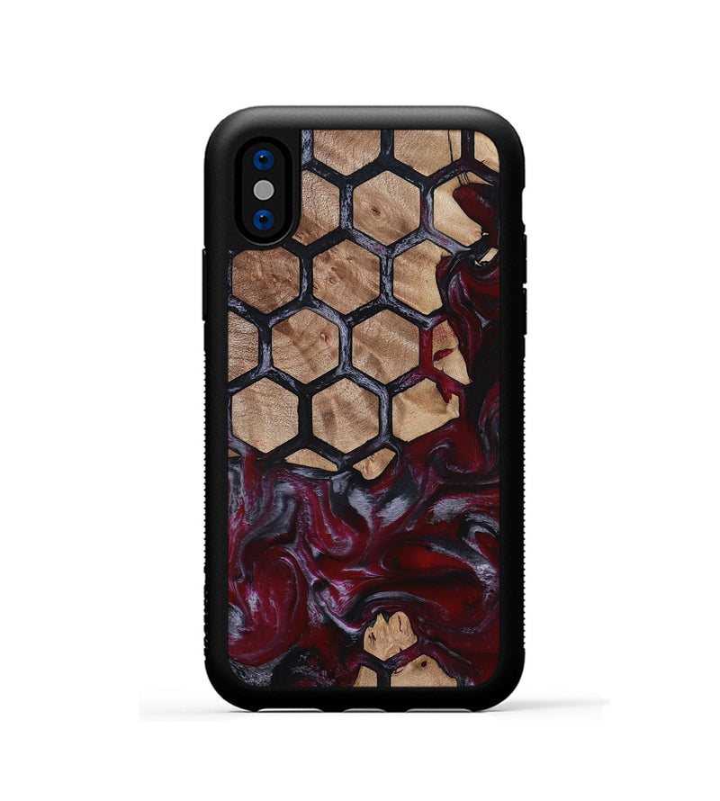 iPhone Xs Wood Phone Case - Darin (Pattern, 815687)