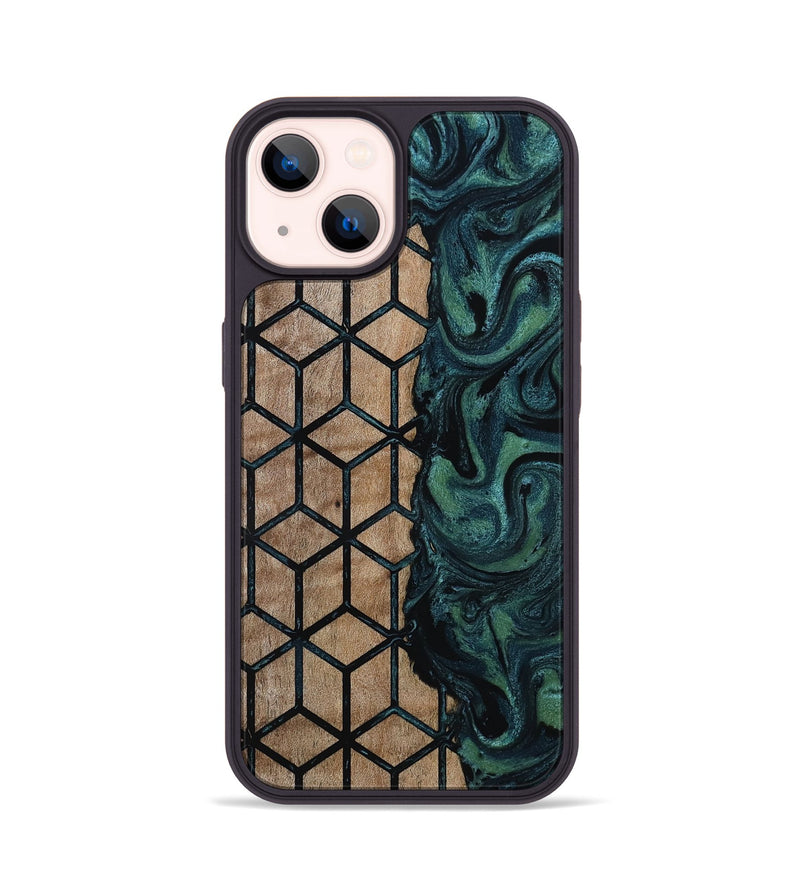 iPhone 14 Wood Phone Case - Harry (Pattern, 815688)