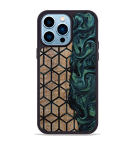 iPhone 14 Pro Max Wood Phone Case - Harry (Pattern, 815688)