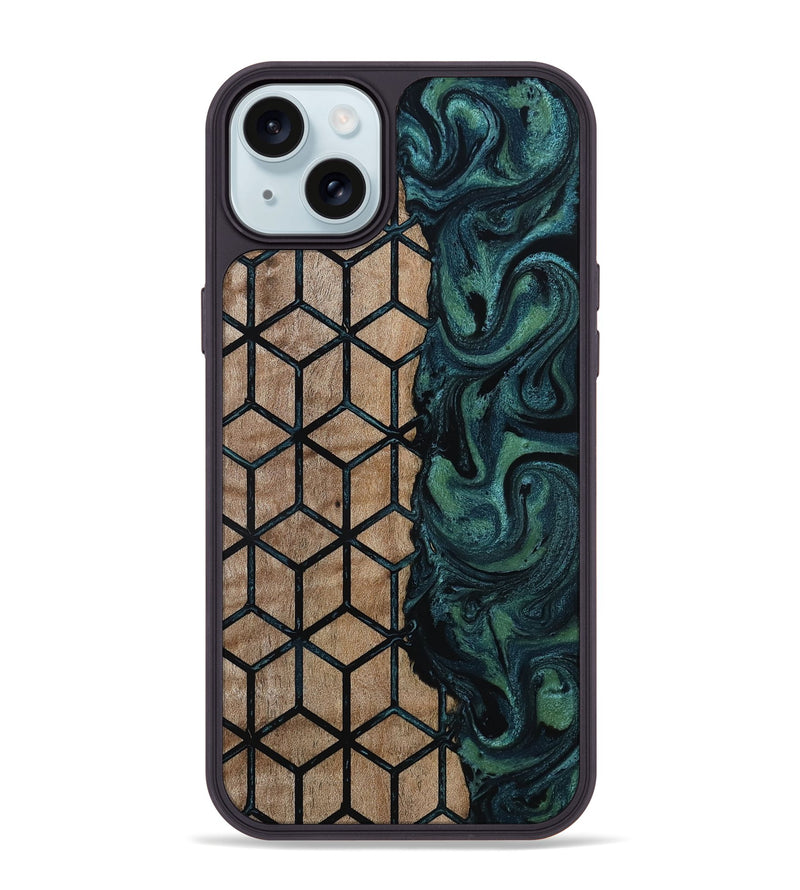 iPhone 15 Plus Wood Phone Case - Harry (Pattern, 815688)