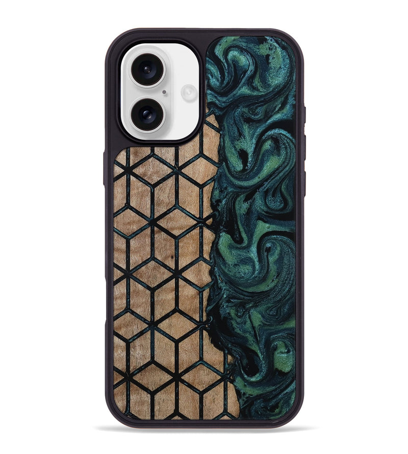 iPhone 16 Plus Wood Phone Case - Harry (Pattern, 815688)