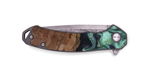 EDC Wood Pocket Knife - Donovan (Green, 815690)