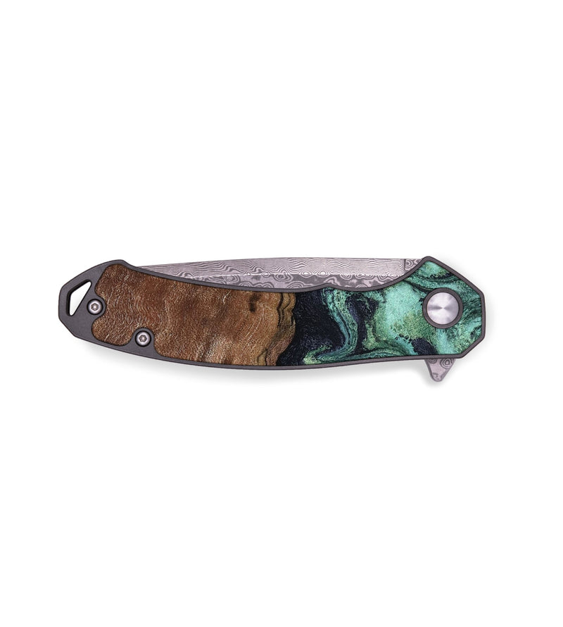 EDC Wood Pocket Knife - Donovan (Green, 815690)