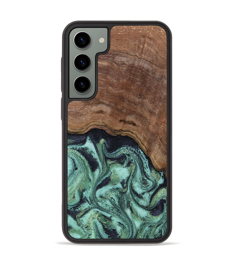Galaxy S23 Plus Wood Phone Case - Donovan (Green, 815690)