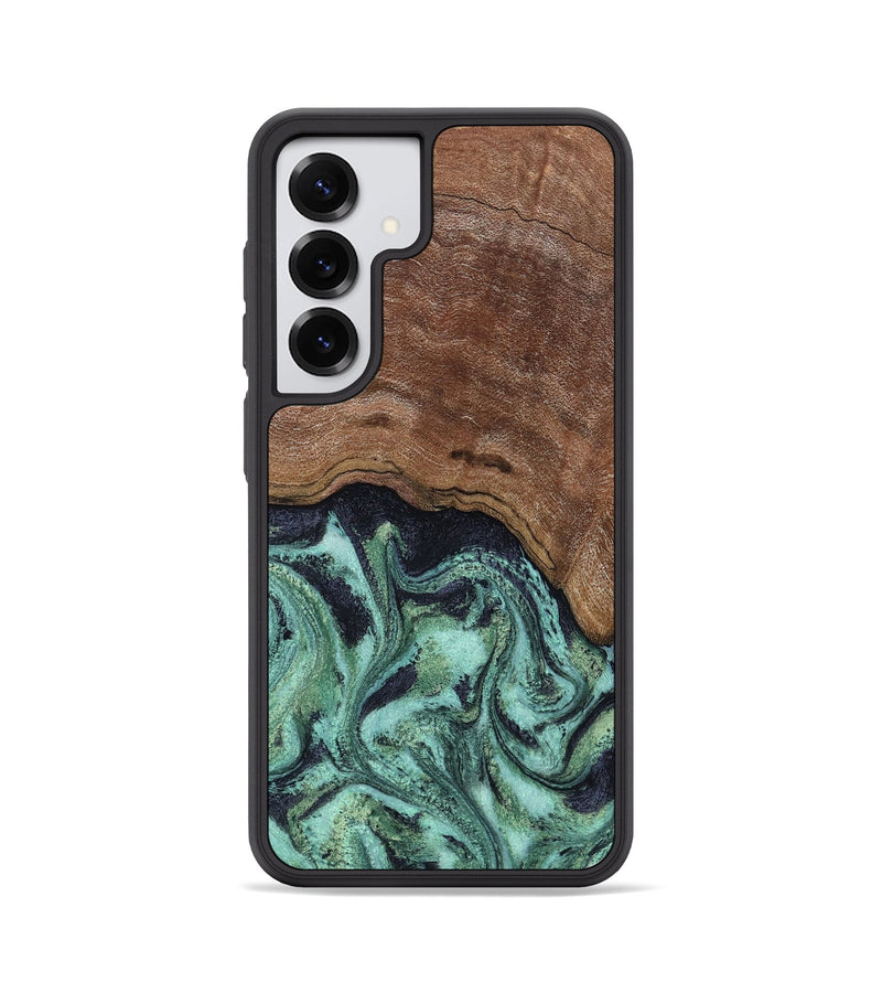 Galaxy S25 Wood Phone Case - Donovan (Green, 815690)