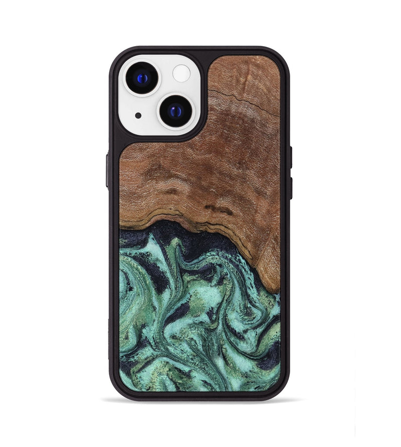 iPhone 13 Wood Phone Case - Donovan (Green, 815690)
