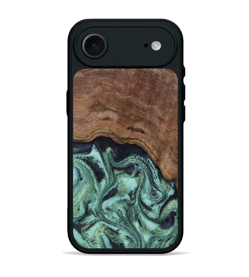 iPhone 17 Air Wood Phone Case - Donovan (Green, 815690)