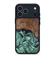 iPhone 17 Pro Max Wood Phone Case - Donovan (Green, 815690)