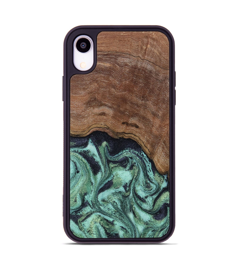iPhone Xr Wood Phone Case - Donovan (Green, 815690)