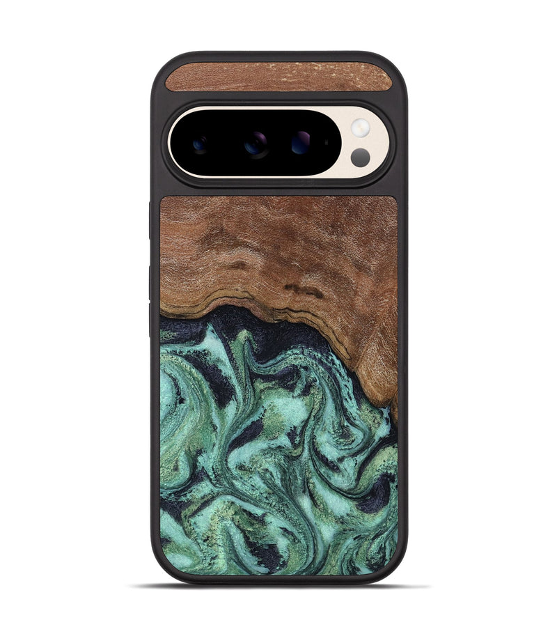 Pixel 10 Pro Wood Phone Case - Donovan (Green, 815690)