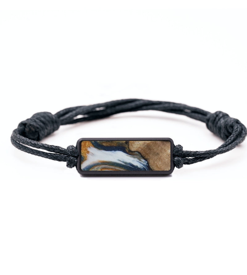 Classic Wood Bracelet - Muhammad (Teal & Gold, 815757)