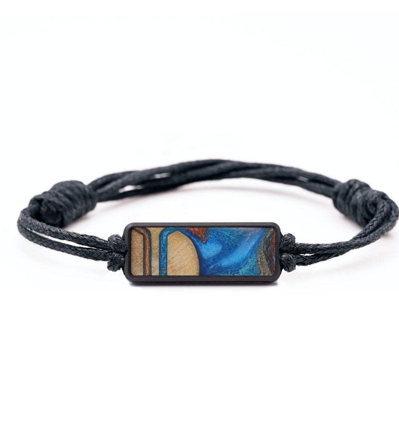 Classic Wood Bracelet - Shawn (Teal & Gold, 815761)