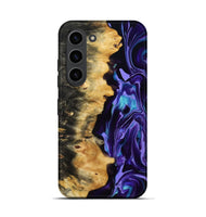 Galaxy S23 Wood Live Edge Phone Case - Tatum (Purple, 815788)