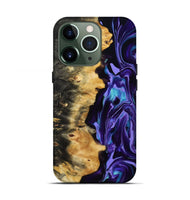 iPhone 13 Pro Wood Live Edge Phone Case - Tatum (Purple, 815788)