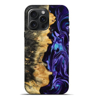 iPhone 16 Pro Max Wood Live Edge Phone Case - Tatum (Purple, 815788)