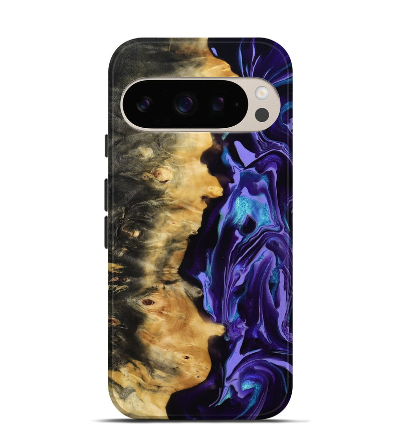 Pixel 10 Wood Live Edge Phone Case - Tatum (Purple, 815788)
