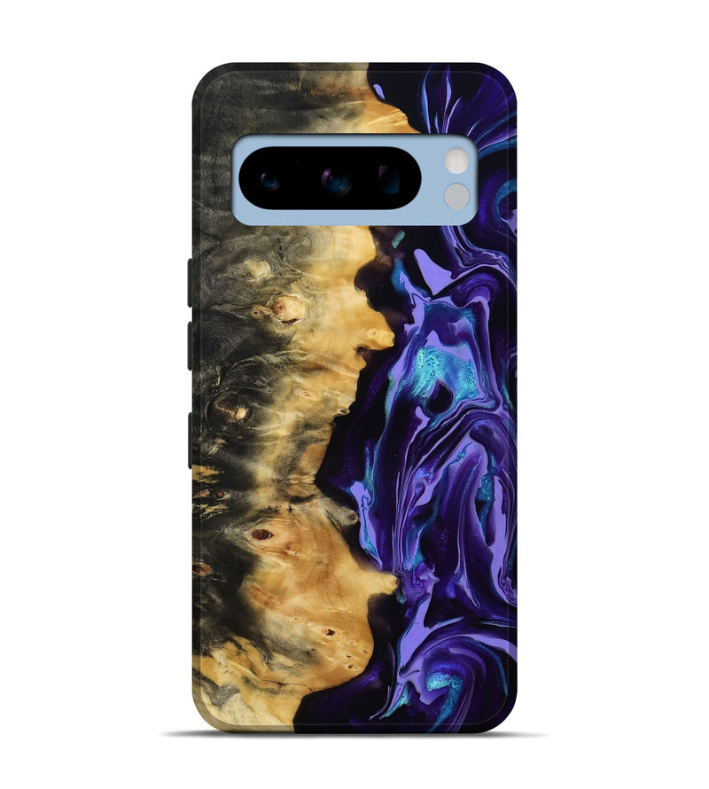 Pixel 8 Pro Wood Live Edge Phone Case - Tatum (Purple, 815788)