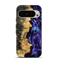 Pixel 9 Wood Live Edge Phone Case - Tatum (Purple, 815788)