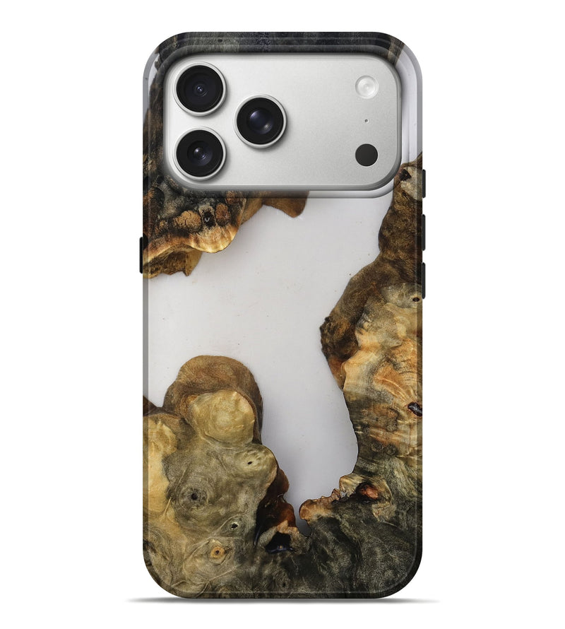 iPhone 17 Pro Max Wood Live Edge Phone Case - Jasiel (Clear, 815793)