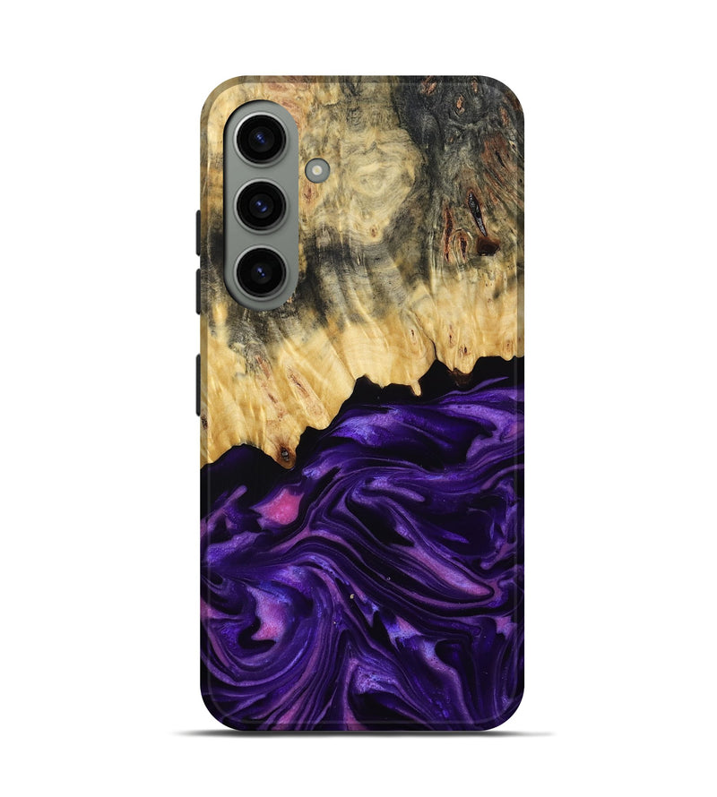 Galaxy S24 Wood Live Edge Phone Case - Baby (Purple, 815798)