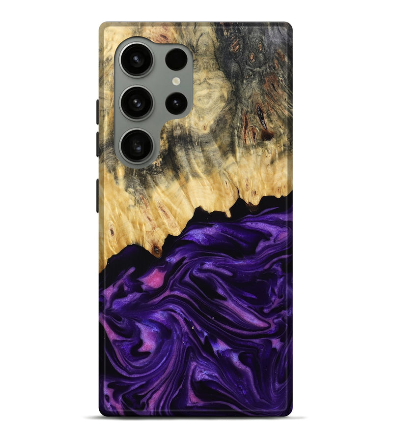 Galaxy S24 Ultra Wood Live Edge Phone Case - Baby (Purple, 815798)