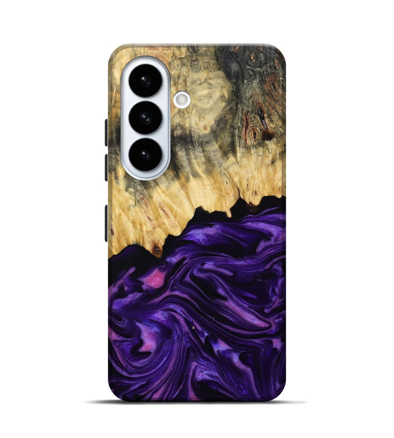 Galaxy S26 Wood Live Edge Phone Case - Baby (Purple, 815798)