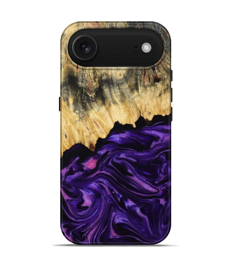 iPhone 17 Air Wood Live Edge Phone Case - Baby (Purple, 815798)