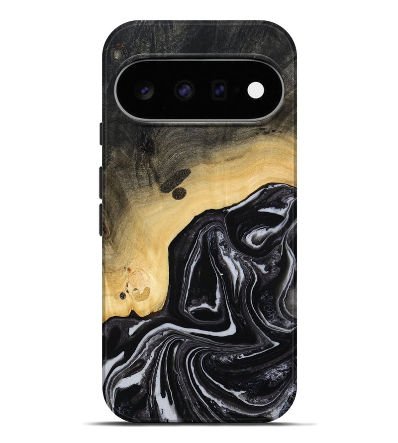 Pixel 11 Pro XL Wood Live Edge Phone Case - Wylder (Black & White, 815799)
