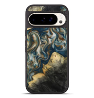 Pixel 9 Pro XL Wood Phone Case - Ingrid (Teal & Gold, 815814)