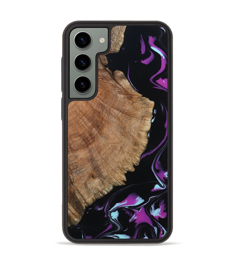 Galaxy S23 Plus Wood Phone Case - Hakeem (Purple, 815818)