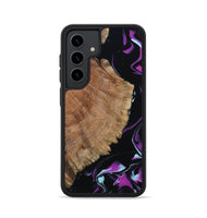 Galaxy S24 Wood Phone Case - Hakeem (Purple, 815818)