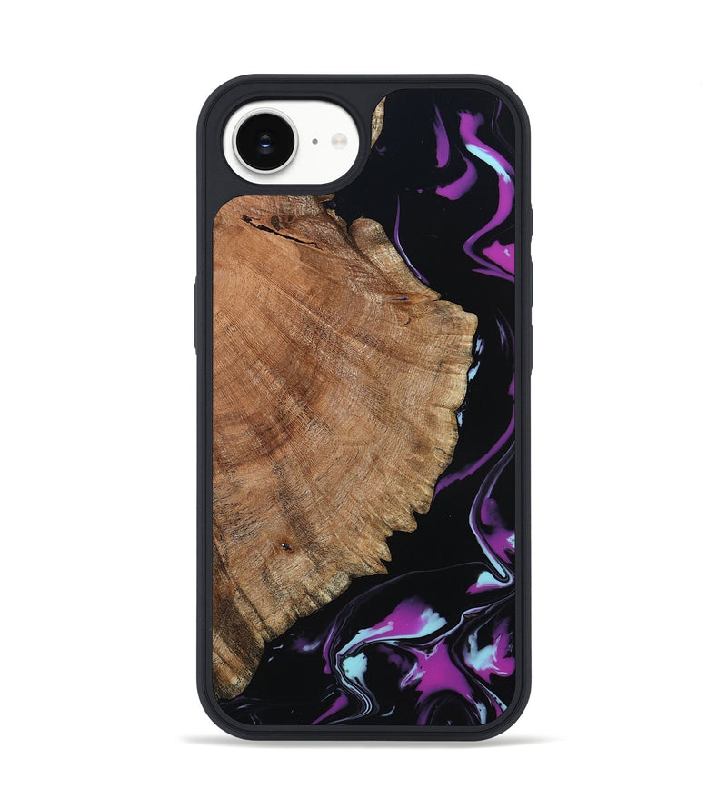 iPhone 16e Wood Phone Case - Hakeem (Purple, 815818)