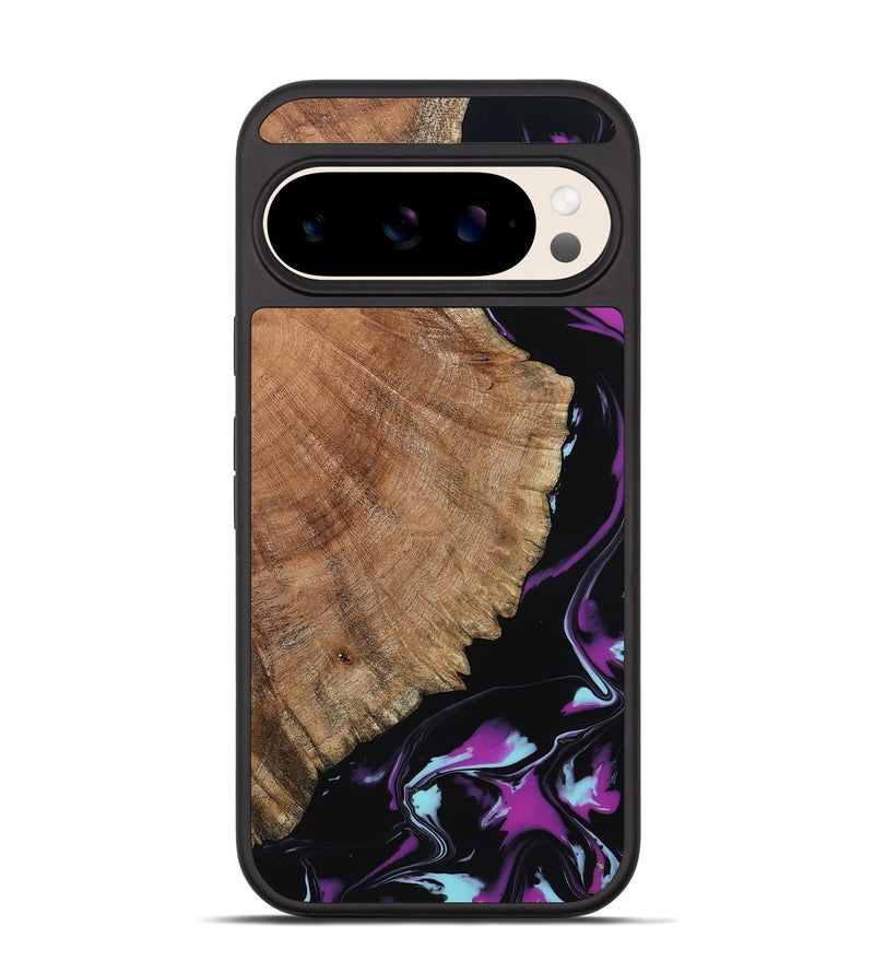 Pixel 10 Pro Wood Phone Case - Hakeem (Purple, 815818)