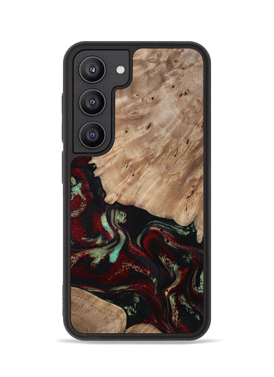 Galaxy S23 Wood Phone Case - Trey (Red, 815820)