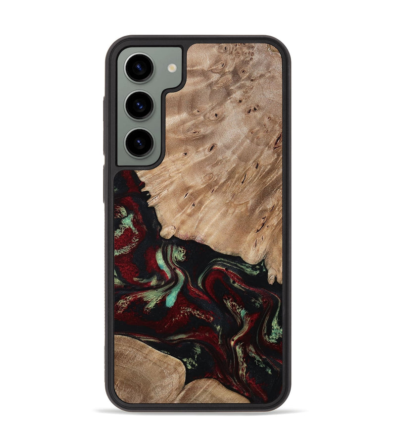 Galaxy S23 Plus Wood Phone Case - Trey (Red, 815820)