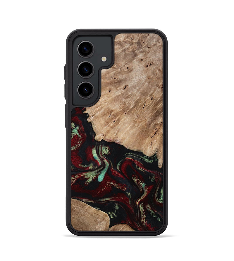 Galaxy S24 Wood Phone Case - Trey (Red, 815820)