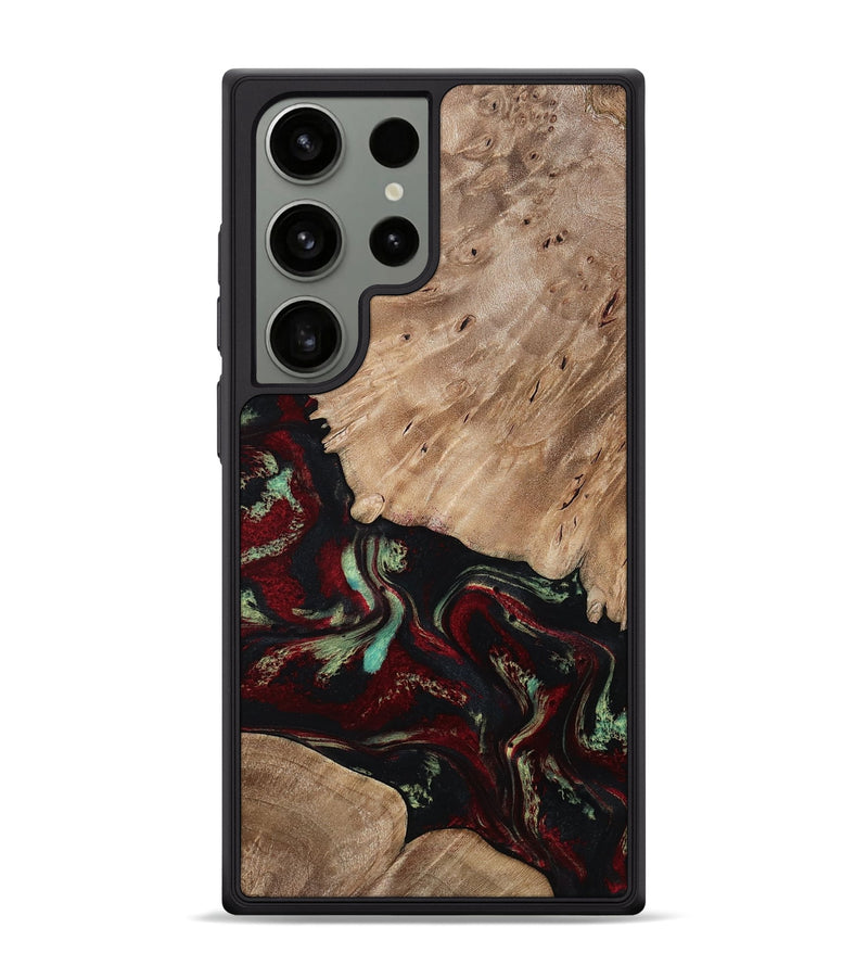 Galaxy S24 Ultra Wood Phone Case - Trey (Red, 815820)