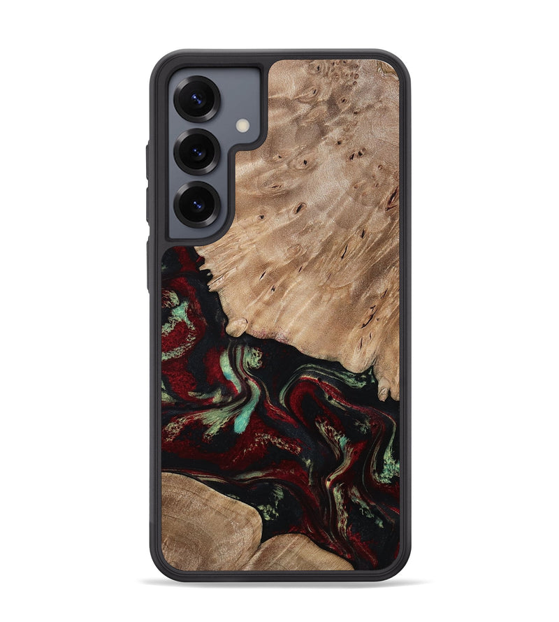 Galaxy S25 Plus Wood Phone Case - Trey (Red, 815820)