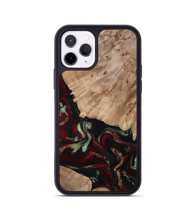 iPhone 11 Pro Wood Phone Case - Trey (Red, 815820)