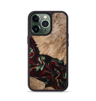 iPhone 13 Pro Wood Phone Case - Trey (Red, 815820)