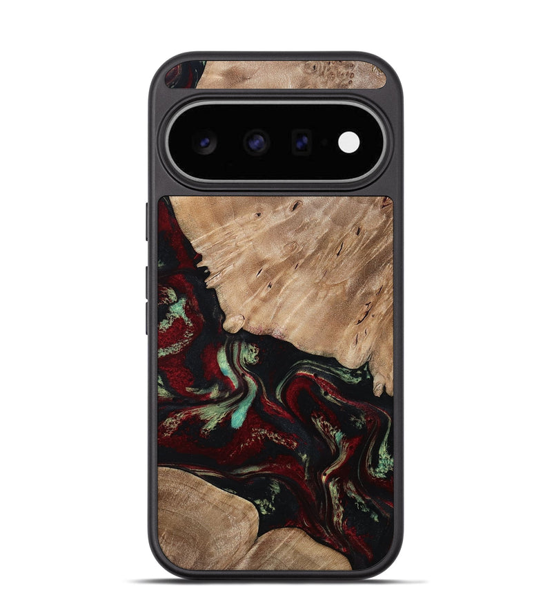Pixel 11 Wood Phone Case - Trey (Red, 815820)